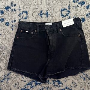 Abercrombie & Fitch Black Jean Shorts